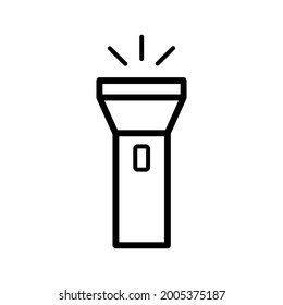 Flash light icon Royalty free vector design template