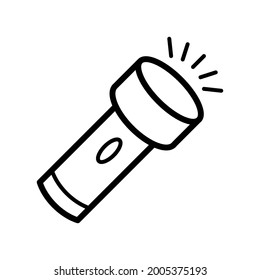 Flash light icon Royalty free vector design template
