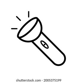 Flash light icon Royalty free vector design template