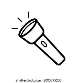 Icono de luz flash Plantilla de diseño vectorial libre de regalías