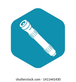 Flash light icon. Simple illustration of flash light vector icon for web design isolated on white background