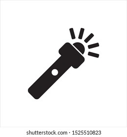 flash light icon symbol logo black