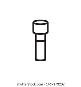 flash light icon vector symbol template