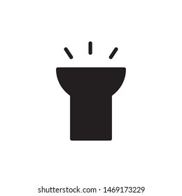 flash light icon vector symbol template