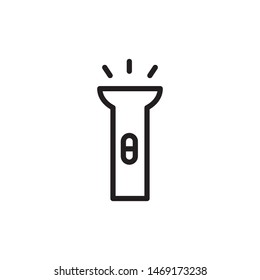 flash light icon vector symbol template