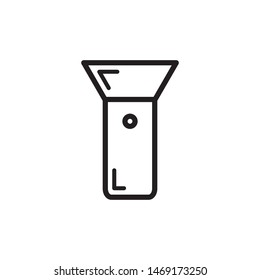 flash light icon vector symbol template