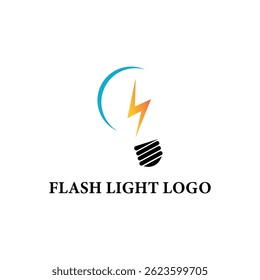Logo de lumière flash, logo d'Image vectorielle, création d'illustration