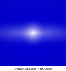 a flash of light in the sky or the ocean
