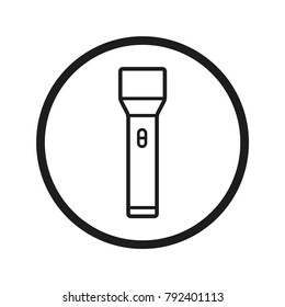 flash light vector icon 