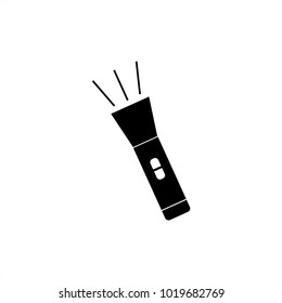 flash light, flash light vector icon, flat design best vector flashlight illustration