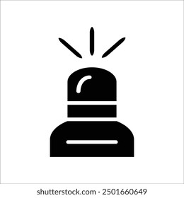 flash light vector icon line template