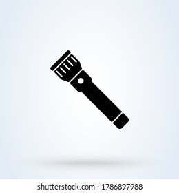 flash light. vector Simple modern icon design illustration.