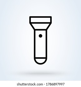 flash light. vector Simple modern icon design illustration.