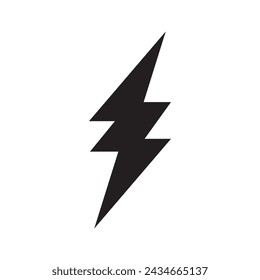 flash lightning bolt icon vector illustration