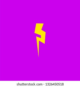 Flash and lightning icon. Thunderstorm bolt sign. Thunderbolt and electricity symbol.