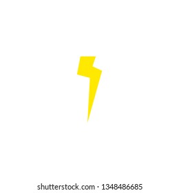 Flash and lightning icon. Thunderstorm bolt sign. Thunderbolt and electricity symbol.