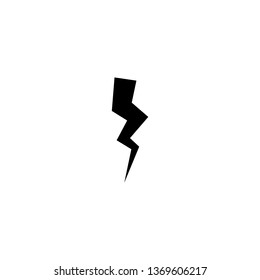 Flash and lightning icon. Thunderstorm bolt sign. Thunderbolt and electricity symbol.