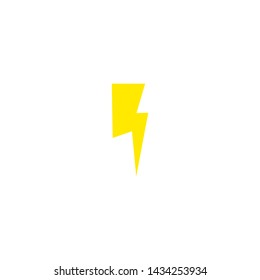 Flash and lightning icon. Thunderstorm bolt sign. Thunderbolt and electricity symbol