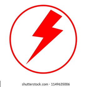Flash Lightning Icon Vector Energy and Power Illustration