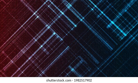 Flash Line Microchip on Technology Background,Hi-tech Digital and security Concept design,Free Space For text in put,Vector illustration.