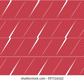 Flash Lines Seamless Pattern vector red
