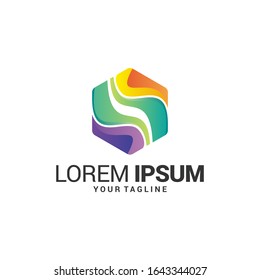 Flash Logo circle design vector template. Thunderbolt symbol. Eps 10