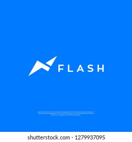 flash logo design template. creative sign. Universal vector icon. - Vector