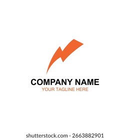 Flash logo design, vector logo, illustration logo design