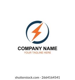 Design de logotipo Flash, logotipo vetorial, design de logotipo de ilustração
