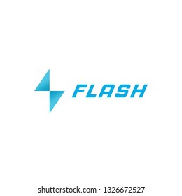 Flash Logo / Thunder Icon / Technology Symbol Design Inspiration