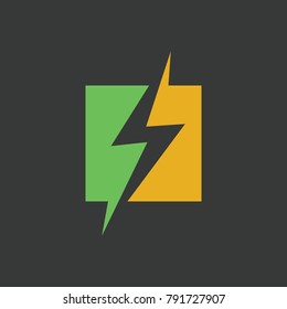 Flash logo vector generic logotype isolated emblem eps 8