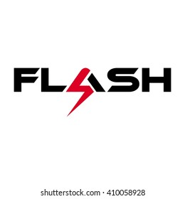 flash logotype vector.