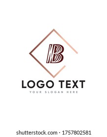 Flash modern letter type B logo template, Vector logo for business and company identity 