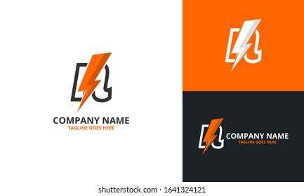 Flash n Letter Logo Icon Template. Illustration vector graphic. Design concept Electrical Bolt With Initial n Letter Logo Design. Perfect for corporate, technology, initial , community and more techno