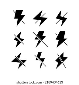 flash off icon or logo isolated sign symbol vector illustration - Collection of high quality black style vector icons
