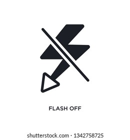 flash off isolated icon. simple element illustration from electronic stuff fill concept icons.