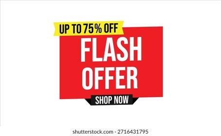 Oferta Flash hasta un 75% de descuento