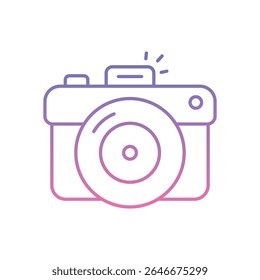 Flash Photography Icon vector stock illustration