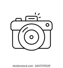 Ilustração de stock do vetor do ícone da fotografia do flash