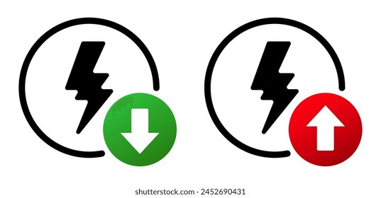 Flash Power Thunderbolt and Bolt Vector Logo