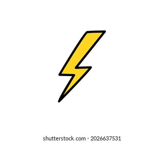 Flash premium line icon. Simple high quality pictogram. Modern outline style icons. Stroke vector illustration on a white background. 