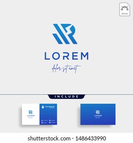 flash r letter logo vector design icon