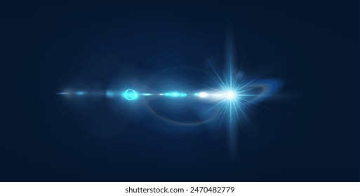 Flash, realistic highlights, glowing effects, camera light, sunlight reflection, stars, isolated highlights, sparkling highlights. Isolated on transparent background, png. Celestial, space elements
