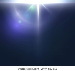 Destello, reflejos realistas, efectos brillantes, luz de cámara, reflexión de la luz solar, estrellas, resaltados aislados, resaltados brillantes. Aislado sobre fondo transparente, png. Celestial, Elementos espaciales