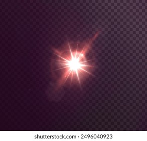 Flash, realistic highlights, glowing effects, camera light, sunlight reflection, stars, isolated highlights, sparkling highlights. Isolated on transparent background, png. Celestial, space elements	
