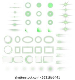 Flash, reflejos realistas, efectos brillantes, luz de la cámara, reflejo de la luz solar, estrellas, reflejos aislados, reflejos brillantes. Aislado sobre fondo transparente, png. Celestial, espacio	
