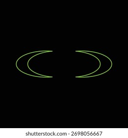 Flash Retro Futuristic Design Element