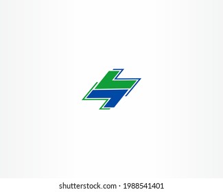 flash or s logo design concept
