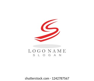 Flash S Logo and symbol template