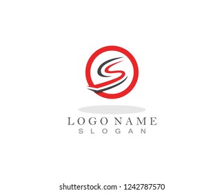 Flash S Logo and symbol template